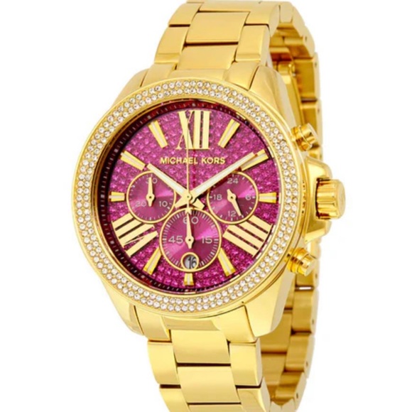 Michael Kors Fucshia Wren Unisex Watch
